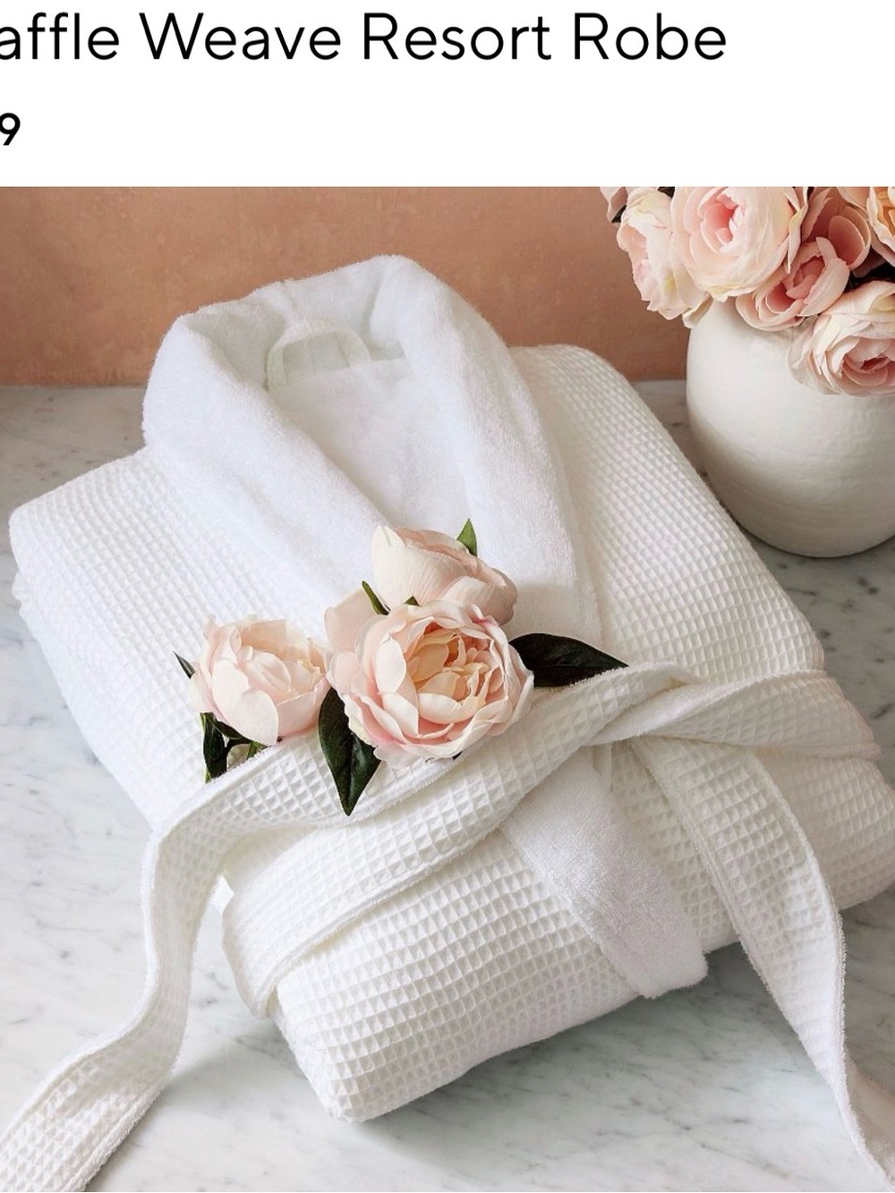 Pottery Barn Waffle Weave Resort Robe